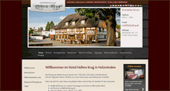 Desktop Screenshot of hotel-hellers-krug.de