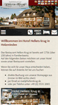 Mobile Screenshot of hotel-hellers-krug.de